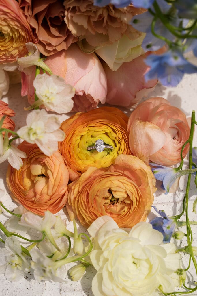 stunning and colorful wedding bouquet