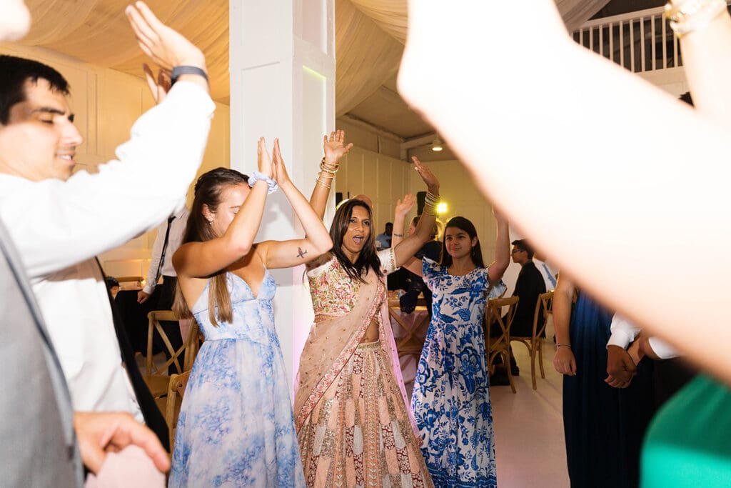 fun wedding reception party