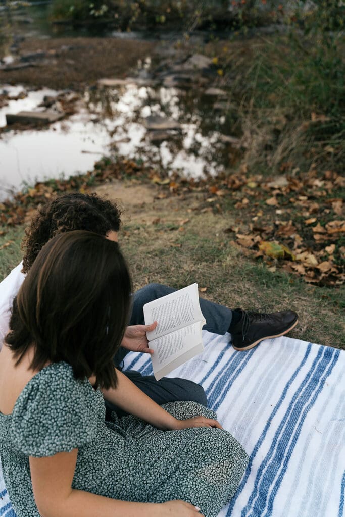 couple having the best time during their photo session