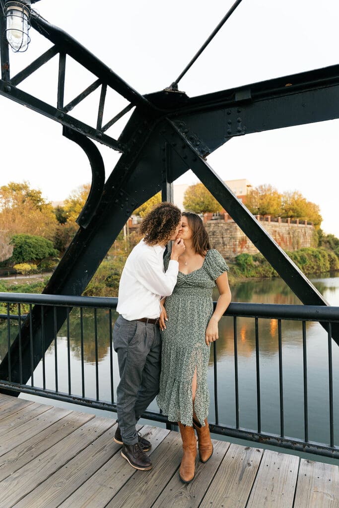 fun and playful couple portraits