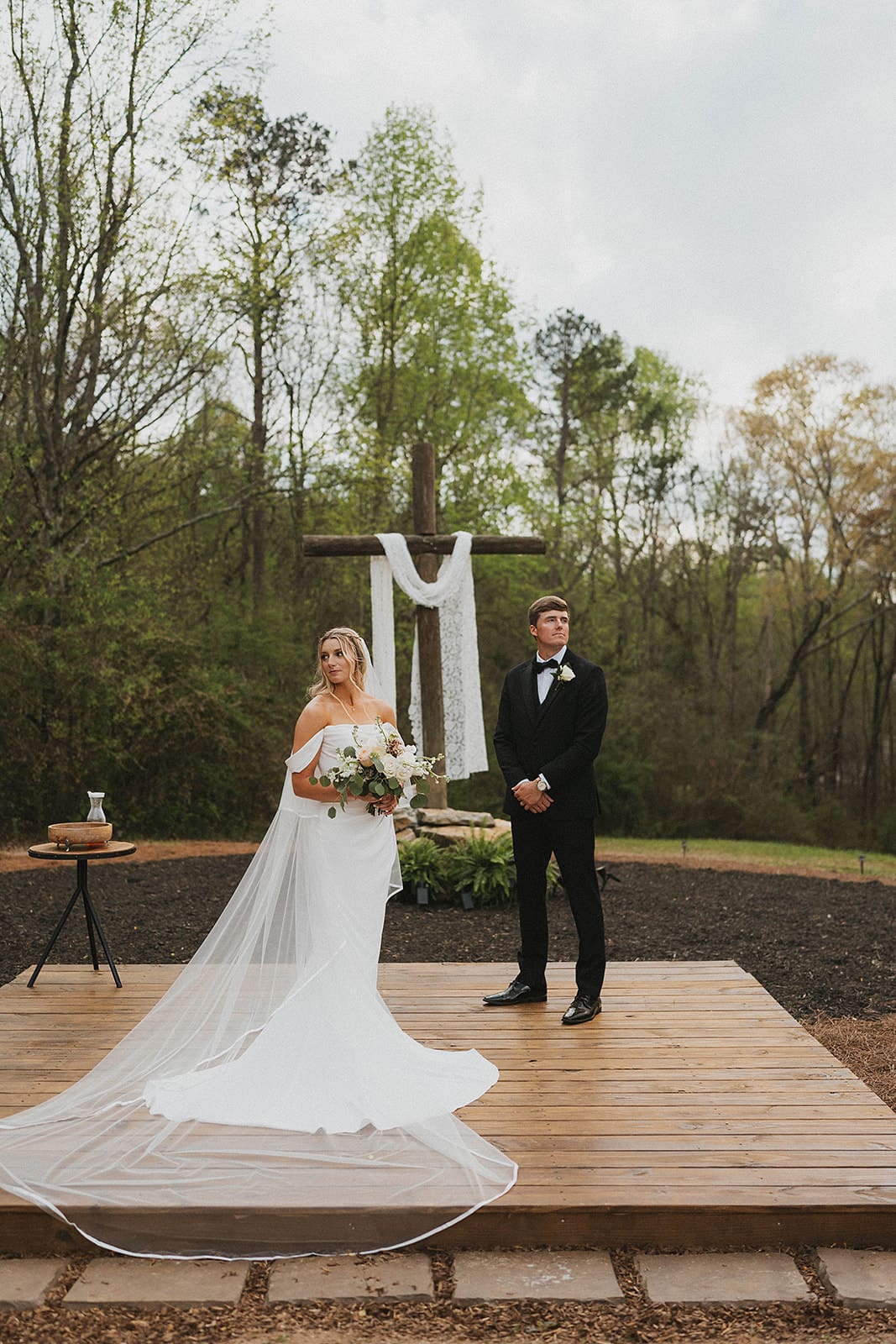 bride and groom at their dream destination wedding
