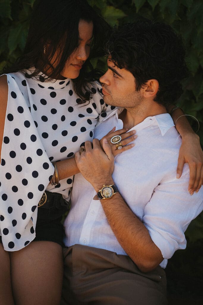 timeless and elegant couple session